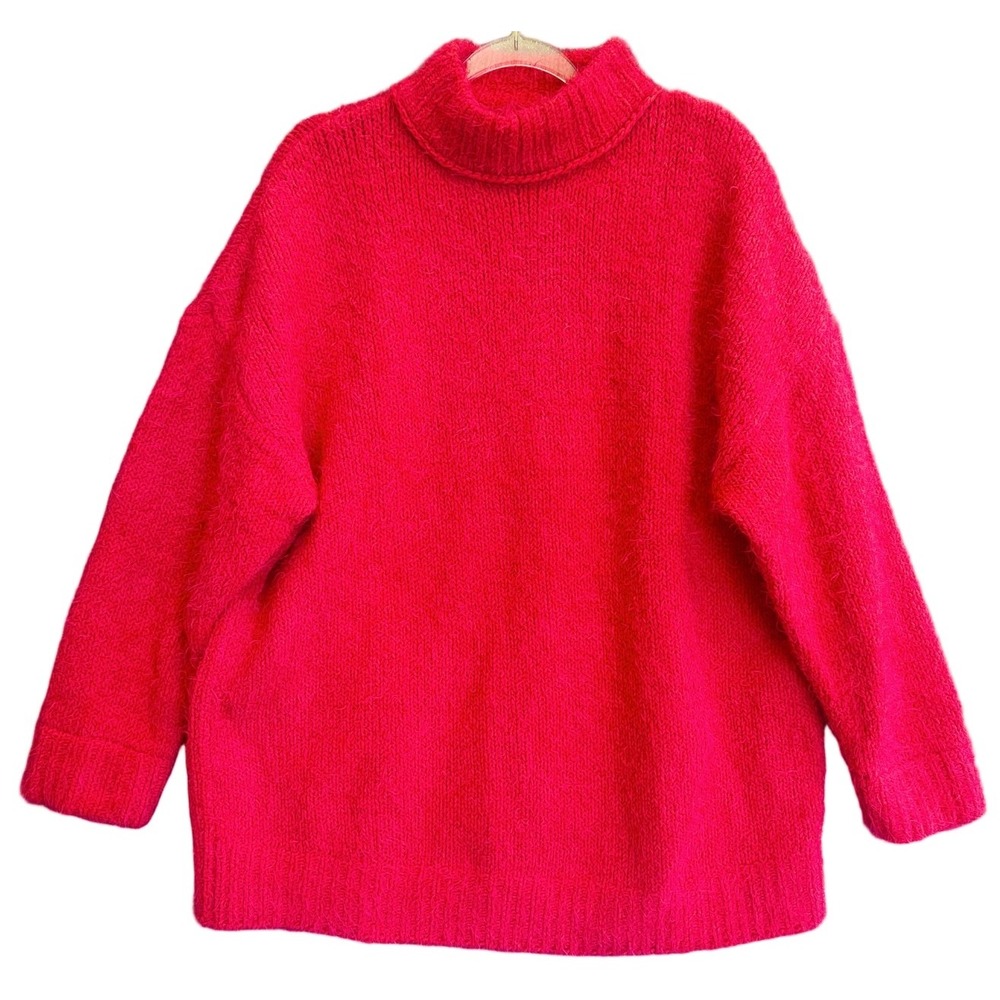 Show Me Your Mumu Sweater Timmy Tunic Pink Womens Medium Knit Oversized